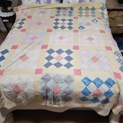 Handcrafted Quilt - Cutter Quilt for Craft or Sewing Use 