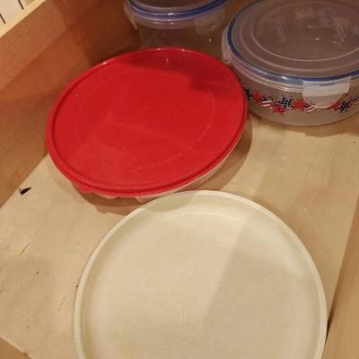 Plastic Storage Container Lot