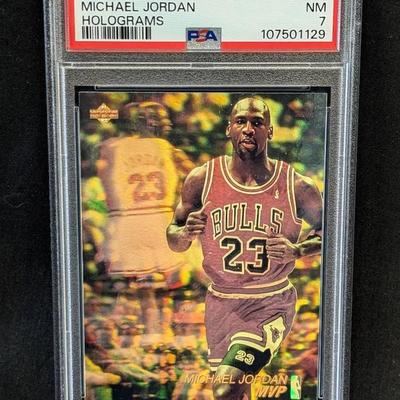 PSA Graded 1991 Upper Deck Michael Jordan Hologram 
