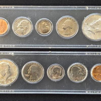 1966 and 1967 Silver Halves Mint Sets, All Coins Uncirculated