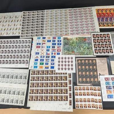 New USPS Stamp Sheets Collection, $200+ Face Value