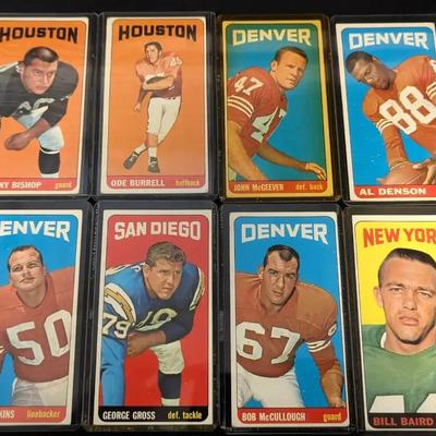 1965 Topps Large/Tall Football Cards