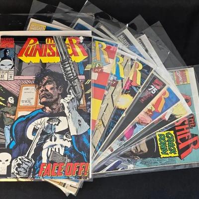 Group of 8 Punisher Comics