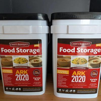 Chef’s Banquet ARK 2020 Emergency Food Storage in Bucket – 30-Day Supply