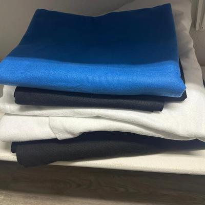 Solid Felt Fabric Lot – Blue, Black & White | Craft & Sewing Felt