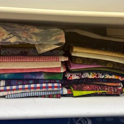 Colorful Quilting Fabric Lot – Bright Prints, Stripes & Patterns (Mixed Cuts)