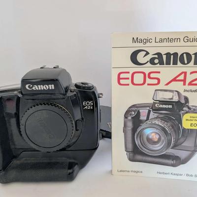 Canon EOS A2E 35mm Film SLR Camera Body with Magic Lantern Guide Book