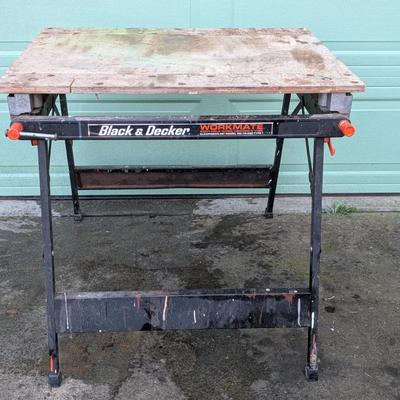 Black & Decker Workmate Portable Workbench with Wood Top
