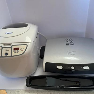 Kitchen Appliance Bundle – Oster Bread Maker + George Foreman Grill