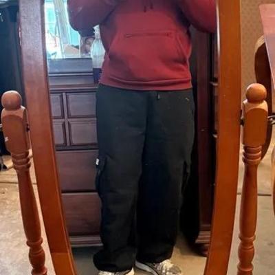 Free Standing Mirror w/ Wood Frame