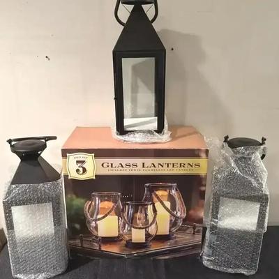 Glass  & Metal Lanterns 