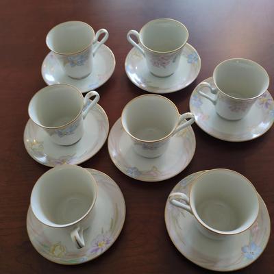 Mikasa Charisma Beige Fine China Tea Cups And Saucers