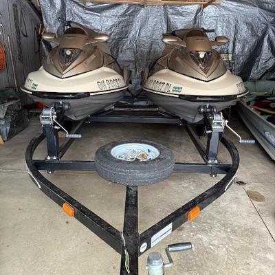 Sale Photo Thumbnail #38: Pair of SeaDoo Bombardier GTX Limited Supercharged jet skis- 2003 Non Commercial Trailer purchased for jet skis. Licensed in 2024.