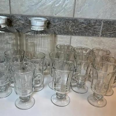 Irish Coffee Mugs & Bistro Pitchers 