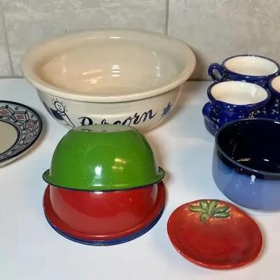Pottery Popcorn Bowl & More Kitchen Ware