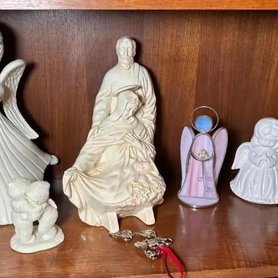 Angels & Birth Of Jesus Christmas Figurines