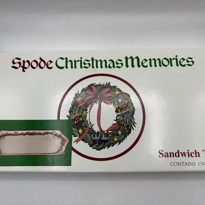 Spode Christmas Memories Sandwich Tray