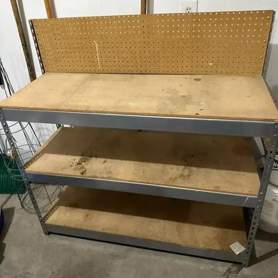 Work Bench Storage Shelf