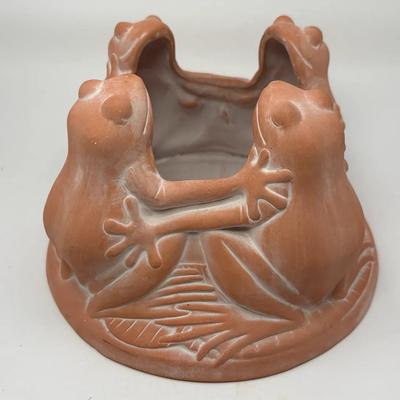 Four Froggy Friends Terracotta Planter Lamplight Farms