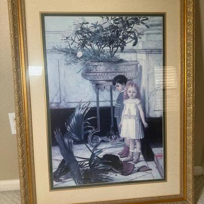 The Broken Flower Pot By Jan C. Verhas Framed Art Print