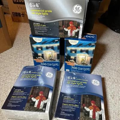 Clear Outdoor Icicle & Net Lights