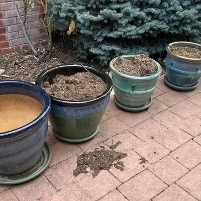 Nice Pottery Flower Pots