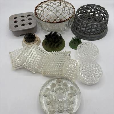 Wide Variety of Flower Frogs - Glass, Plastic & Metal