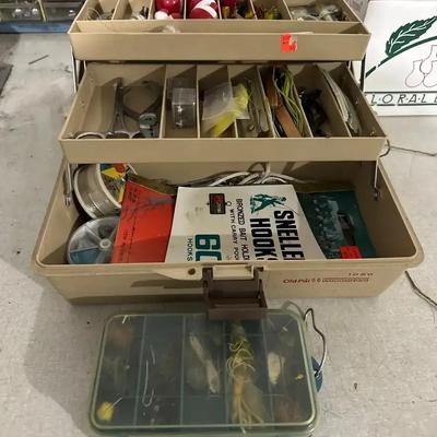 Tackle Box With Vintage Tackle