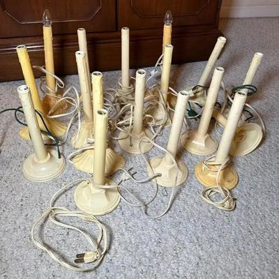 Classic Vintage Electric Window Sill Christmas Candles