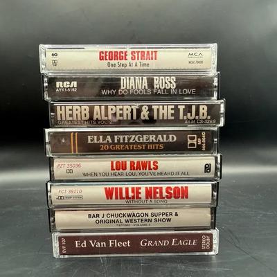 Vintage Mixed Genre Cassette Tapes 