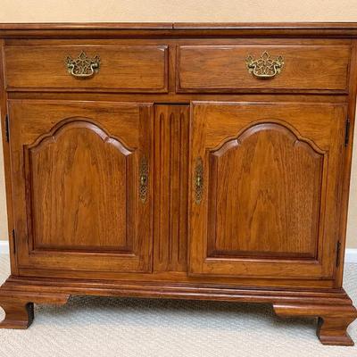 Vintage Thomasville Flip-Top Server