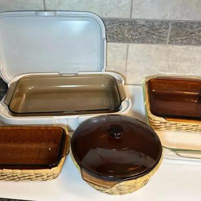 Smoke Glass Bake Pans & Carriers