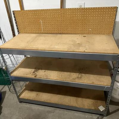 Steel Frame Work Bench Shelving
