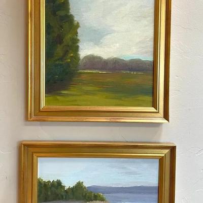 Unsigned Landscape Paintings