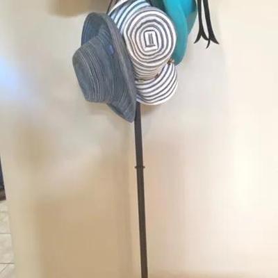 Wrought Iron Hat Rack 