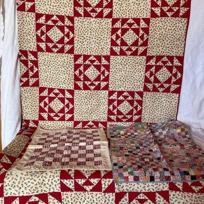 Red Triangles Quilt