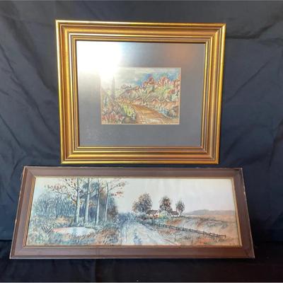 Watercolor Paintings Hodges And Rossenor