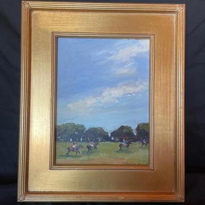 Bethanne Kinsella Cople: Polo Match (original art signed by artist)