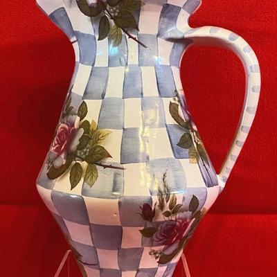 RARE MacKenzie Blue Morning Glory Vase