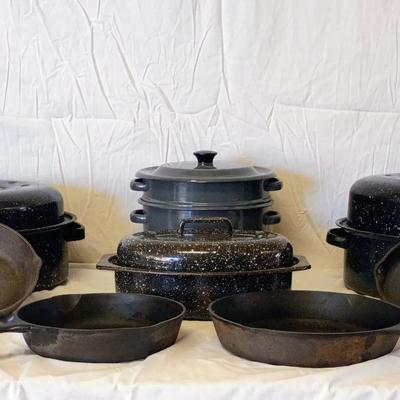 Vintage Cast Iron Cookware And More