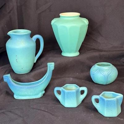 Vintage Van Briggle Pottery & Coors Vase 