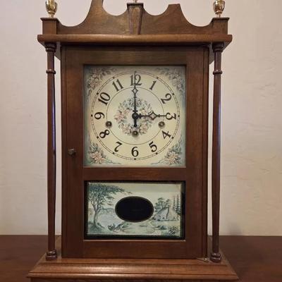 Vintage New England Shelf Clock 