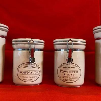 Chefs Stoneware Canisters 