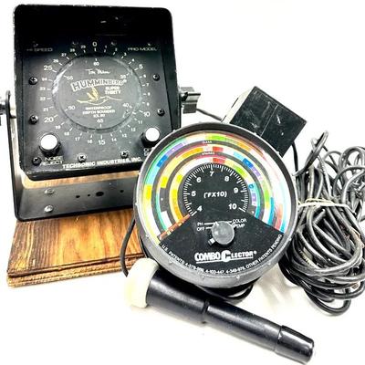 "Humminbird" Super Thirty Flasher and Combo-C-Lector Fishing Electronics
