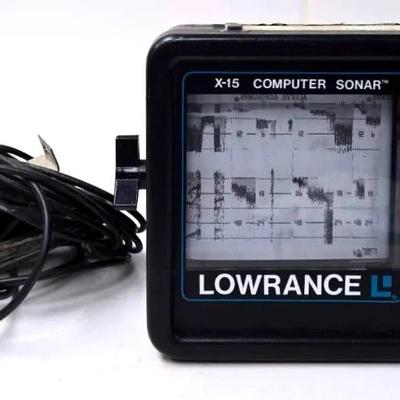 "Lowrance" X-15 Compiter Sonar Fish Finder