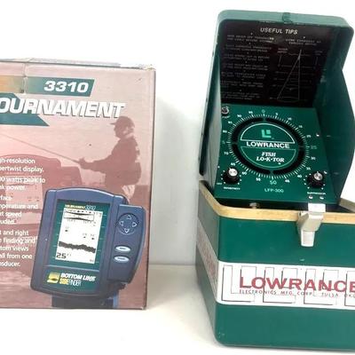 Vintage "Lowrance" Fish Finders 
