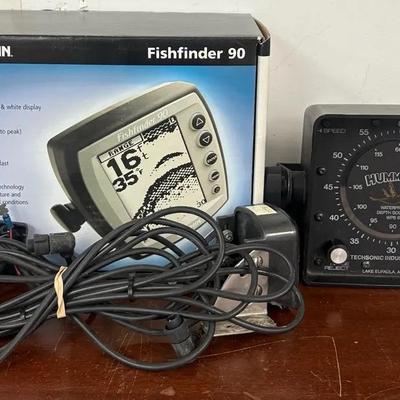 Vintage "Garmin" Fishfinder 90 and "Humminbird" Pro Model