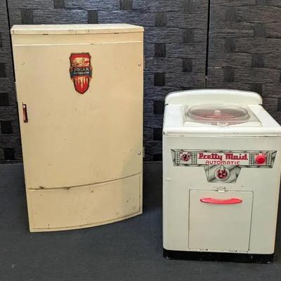 Vintage Toy Polar Refrigerator + Pretty Maid Automatic 