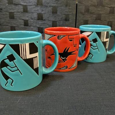 3 Waechtersbach W-Germany Mugs