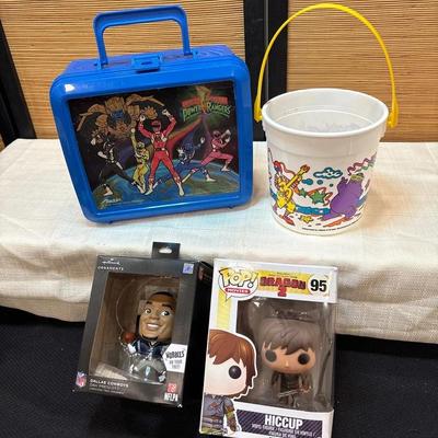 Misc Collectibles - Power Rangers, McD's, Dragon 2, Dak Prescott Dallas Cowboys